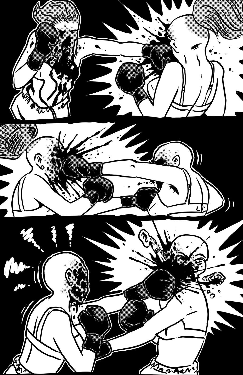 Indecent Conservative Ladies Engaging In Extreme Pugilism